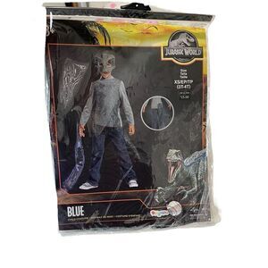 RUBIES BLUE JURASSIC WORLD‎ DINOSAUR COSTUME SZ XS 3T - 4T